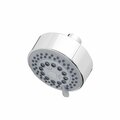 American Imaginations Chrome Wall Mount Chrome Round Shower Head AI-37760